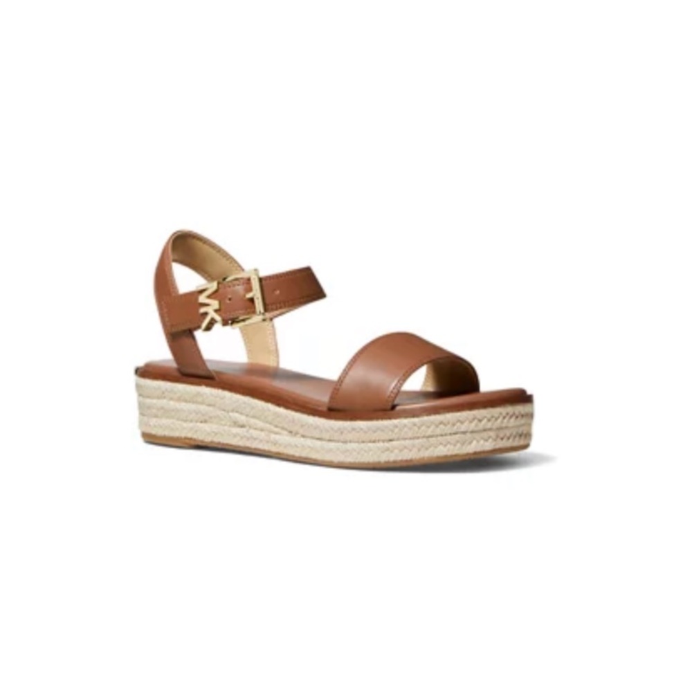 Michael Kors Richie Espadrille Leather Sandals